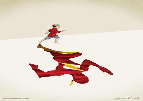 سایه ها در دنیای کودکان + تصاویر