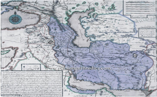 عکس/ نقشه ایران قبل از تجزیه