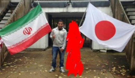 جنجال در عربستان سعودی به خاطر پرچم ایران (+عکس)
