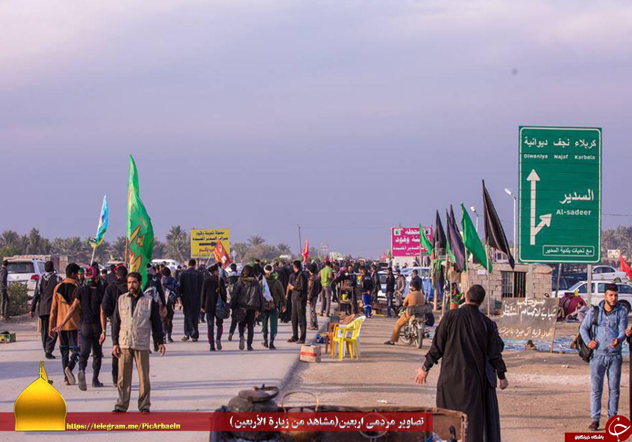 تصاویر مردمی از اربعین امسال