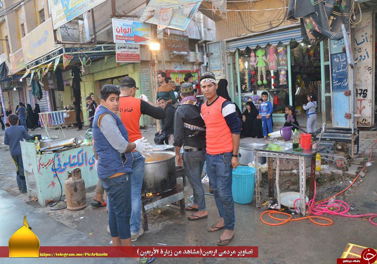 تصاویر مردمی از اربعین امسال