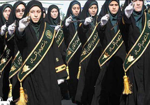 حضور زنان پلیس در مرز مهران