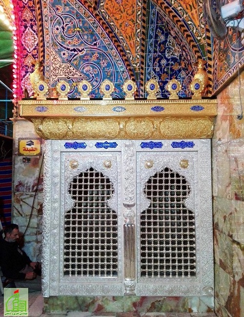 نصب نیم ضریح خیمه گاه حضرت ابوالفضل (ع) در کربلا