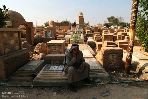 اینجا قبرستان وادی الاسلام است+تصاویر