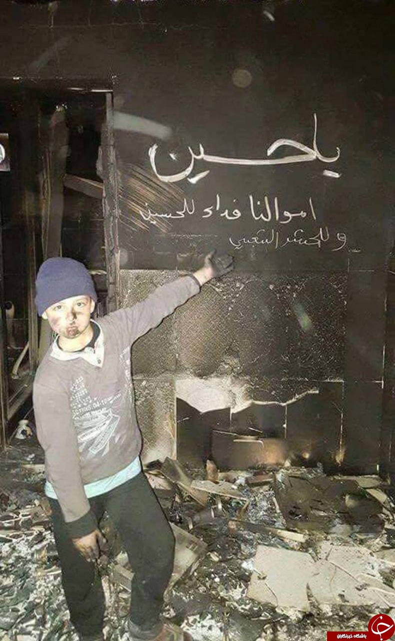 عشق متفاوت  به امام حسین ع توسط یک کودک