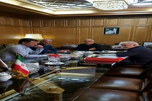 جلسه صبحگاهی مدیر و سرمربی تیم فوتبال امید