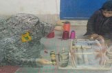 راه اندازی کارگاه چاله بافی ( کاربافی ) در روستای صدرآباد +تصویر