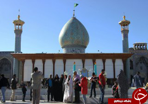 سفره هفت سین در حرم مطهر شاهچراغ(ع) + تصاویر