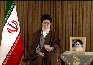 حضور و سخنرانی رهبر انقلاب در حرم مطهر رضوی + صوت