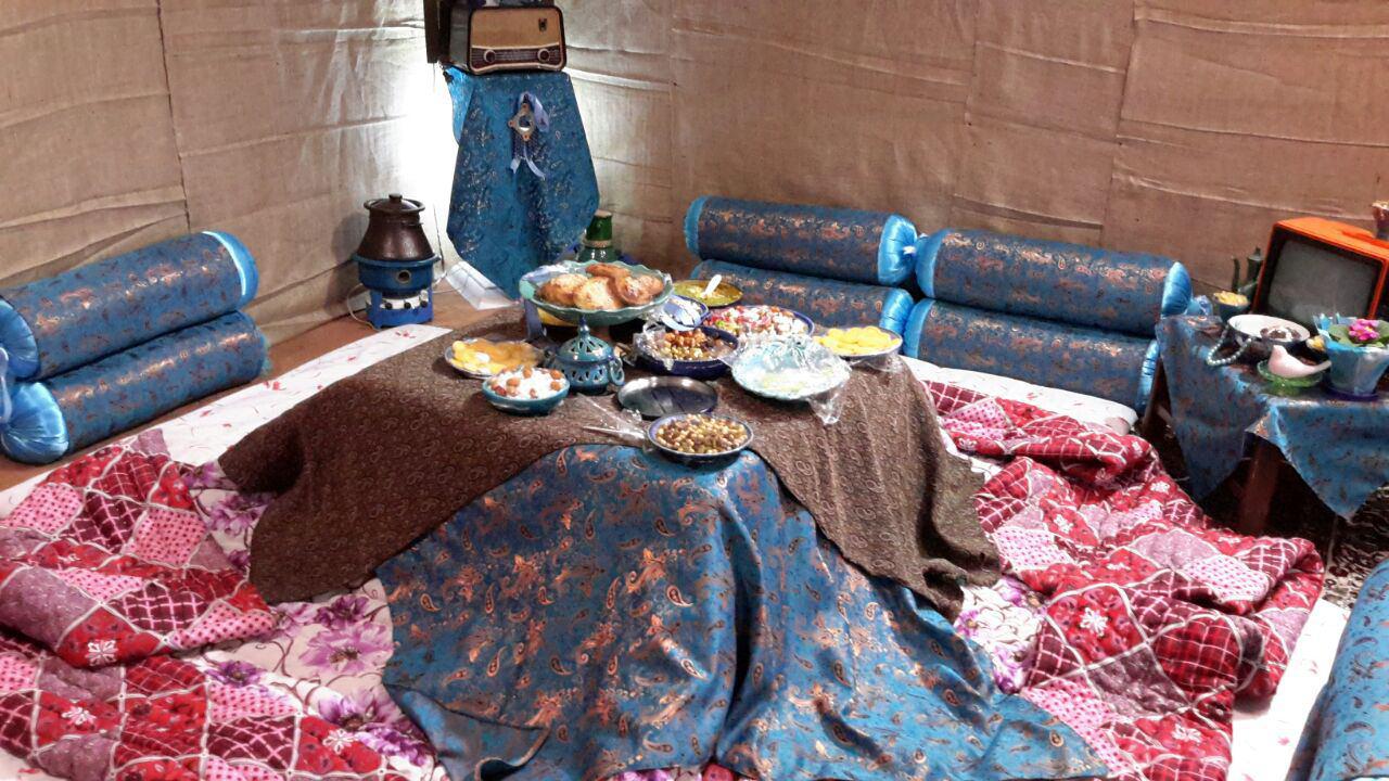 تزیین اتاق و سفره هفت سین با سبک و سیاق قدیم همدان+ تصاویر