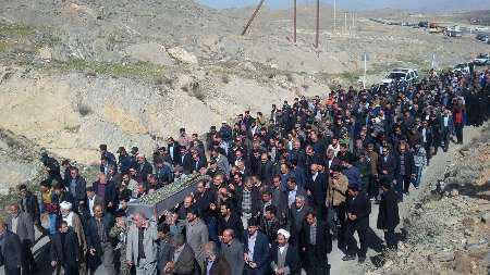 تشییع پیکر مادر جانشین فرمانده کل سپاه پاسداران