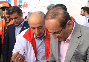 بازدید استاندار چهارمحال و بختياری از طرح نوروزی هلال احمر