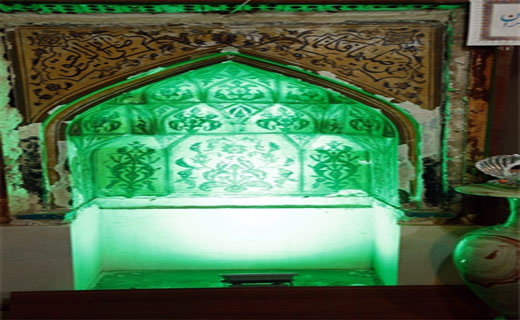 محراب ۳۰۰ ساله مسجد مقدس جمکران+تصاویر محراب ۳۰۰ ساله مسجد مقدس جمکران+تصاویر