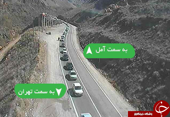 ترافیک نیمه سنگین در محور&zwnj;های هراز، فیروزکوه و چالوس/کرج-چالوس بازگشایی شد+تصاویر
