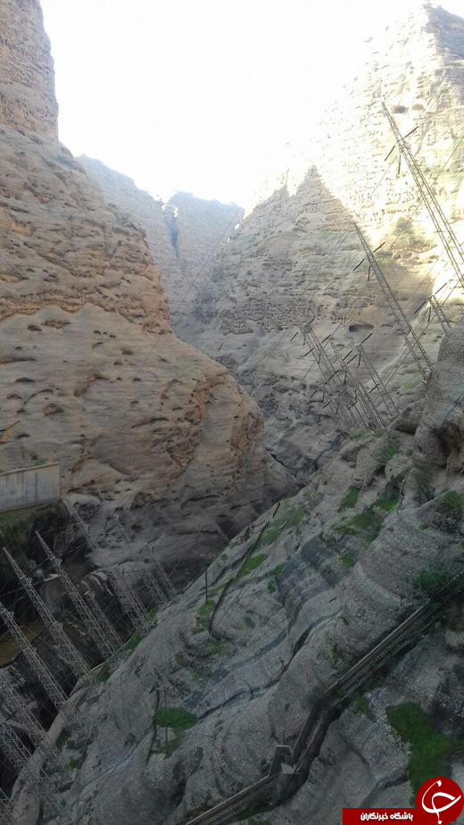 تصاویر زیبایی بر فراز پنجاهمین سد بلند دنیا