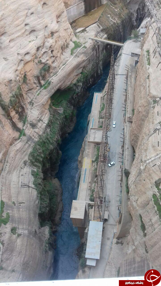 تصاویر زیبایی بر فراز پنجاهمین سد بلند دنیا