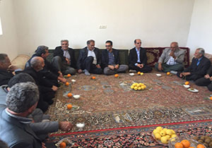 دیدار مدیرکل دفتر روستایی استانداری  با اهالی روستاهای الموت غربی