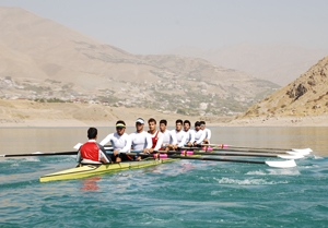 آغاز پانزدهمین مرحله اردوی تدارکاتی تیم ملی روئینگ مردان در بندرلنگه