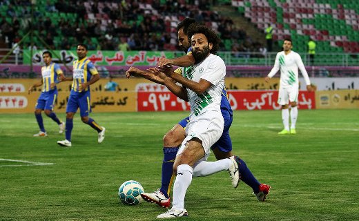 برتری ذوبی ها مقابل گسترش فولاد در پایان نیمه نخست