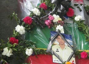 شهید امنیت نوروزی در منوجان تشییع شد