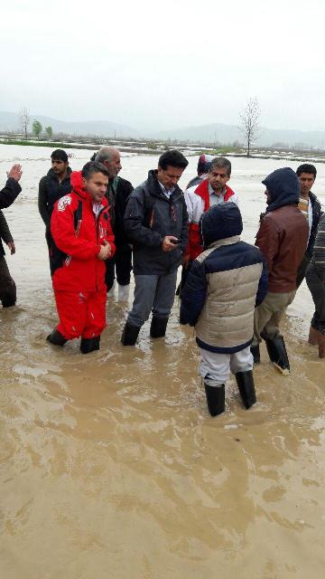 سیلاب در چهار روستای آمل+ تصاویر
