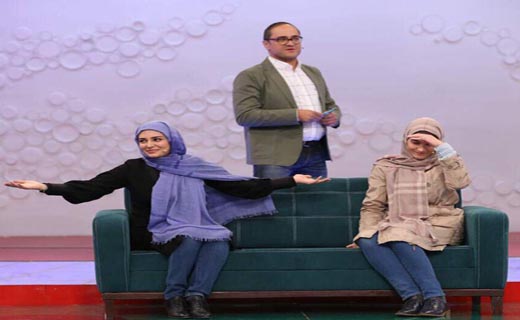 دابسمش بازیگران زن در «خندوانه»/ رکوردزنی رامبد جوان در برنامه‌های تلویزیونی +تصاویر