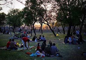 همدلی خانواده ها در روزطبیعت + فیلم