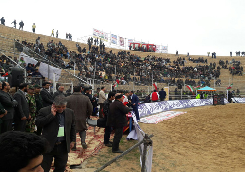 آغاز مسابقات کشتی باچوخه در اسفراین