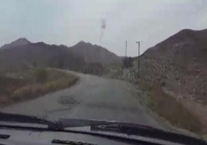 جاده کوهستانی با پیچ های خطرناک + فیلم