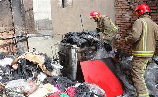 آتش بازی کودکان حادثه آفرید