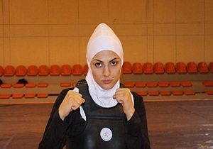 حضور بانوی ووشو کار کرمانشاهی در رقابت های تیم ملی اعزامی به تایوان