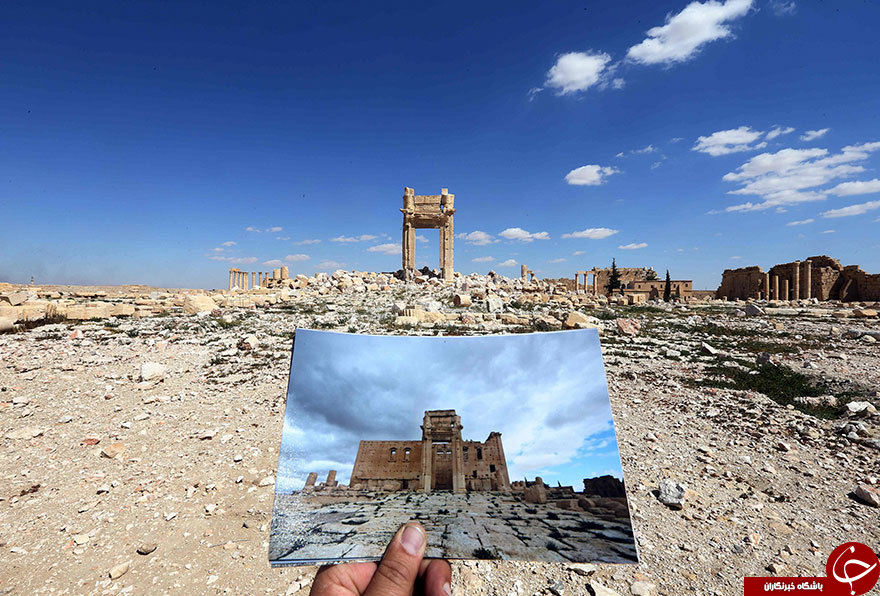 قبل و بعد مکان هایی که بدست داعش تخریب شدند+ تصاویر