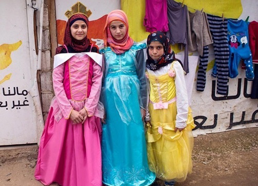 وقتی دختران مهاجر سوری، سیندرلا می&zwnj;شوند +تصاویر