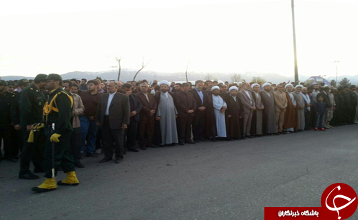 تشییع پیکر شهید مدافع حرم در شهرستان بروجرد