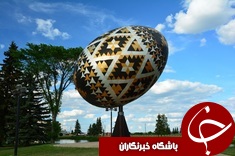 تخم مرغ 3 متری که 400 کیلو وزن دارد+تصاویر