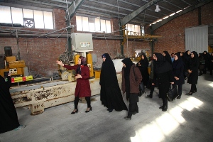 بازدید مدیرکل زنان و خانواده استانداری به همراه جمعی از بانوان ادارات از شرکت صنایع سنگ پارسیان ارومیه