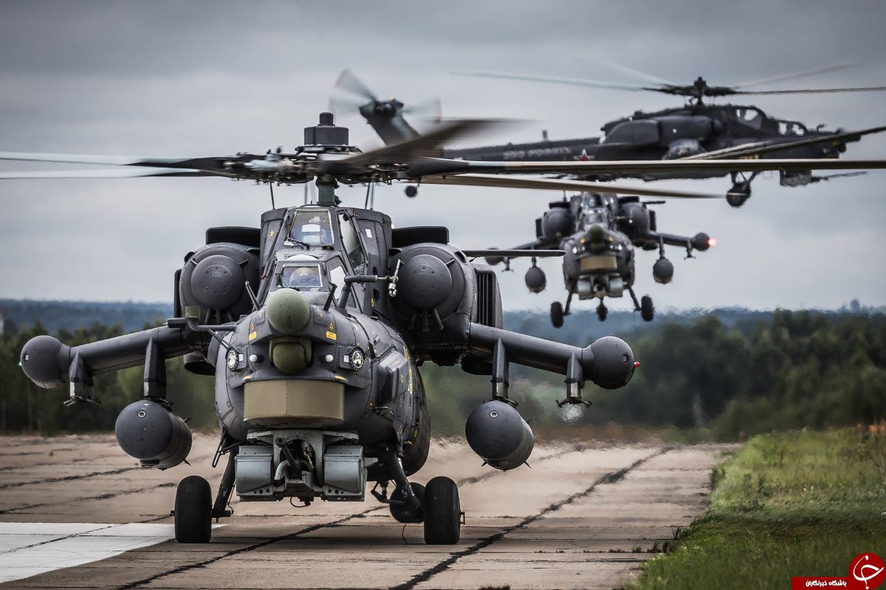لحظه انحدام خوررو فراری داعشی با mi-28+ عکس و فیلم