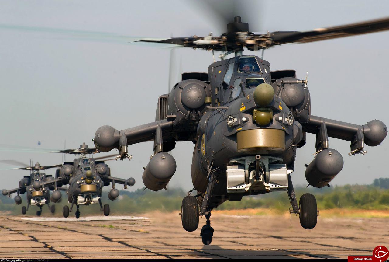 لحظه انحدام خوررو فراری داعشی با mi-28+ عکس و فیلم