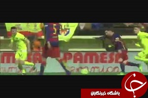 فیلم شوت مسی که باعث بیهوشی یک هوادار شد