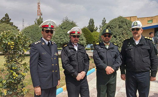 بازديد رئیس پلیس راهور ناجا از محورهای مواصلاتی استان