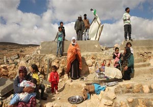 آغاز ساخت بخش جدیدی از دیوار حائل در کرانه باختری