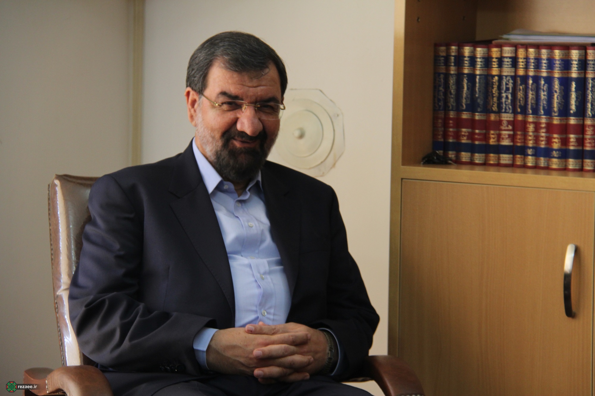 دیدار دبیر مجمع تشخیص مصلحت نظام با آیات عظام وحید خراسانی، سبحانی و موسوی اردبیلی