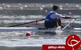 قرائت: قایق یک نفره روئینگ با سکانداری حبیبیان برای کسب سهمیه می رود