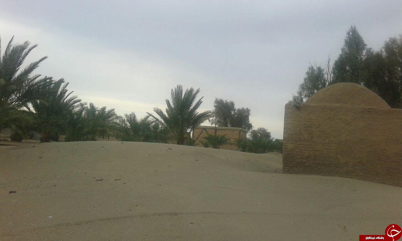 طوفان شن در شهرستان ریگان  + تصاویر