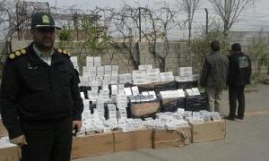 کشف و ضبط 320 هزار نخ سیگارت خارجی قاچاق در میاندوآب