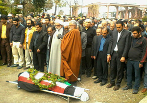 تشییع پیکر منوچهر ستوده
