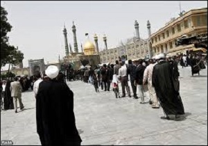 قم در سالروز شهادت امام هادی(ع) به سوگ نشست