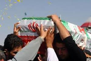 تشییع پیکر پدر شهید ماشالله کریمی