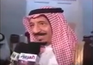 فرار ملک سلمان از پاسخ به یک سؤال + فیلم