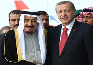 دیدار ملک سلمان و اردوغان در آنکارا